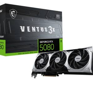 全新MSI 微星 GeForce RTX 5080 16G VENTUS 3X OC 顯示卡 RTX5080