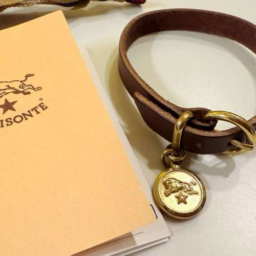 全新Il Bisonte 真皮手帶 男女合用