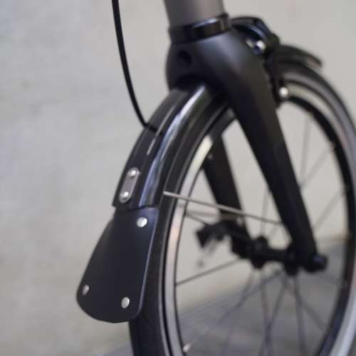 2025 最新款超輕版 ACEOFFIX C5 7速 啞黑色碳前叉鋁合金折叠車 送前後蛙燈叮叮