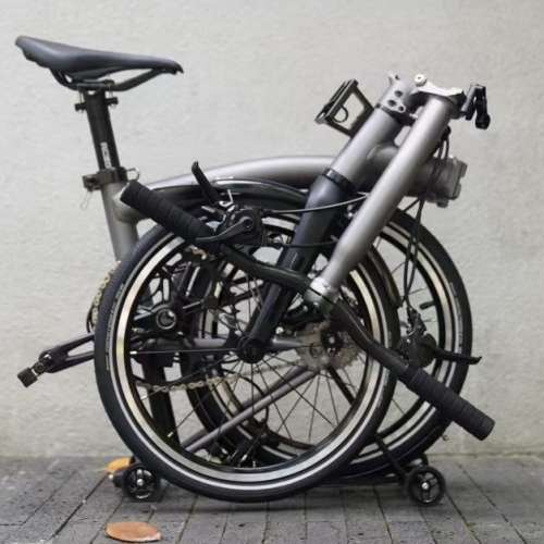 2025 最新款超輕版 ACEOFFIX C5 7速 啞黑色碳前叉鋁合金折叠車 送前後蛙燈叮叮