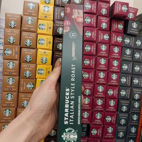 $100/4 盒現貨【&ldquo;STARBUCKS &rdquo;&ldquo;星巴克&rdquo;】&ldquo;咖啡膠囊&rdquo;10顆/盒 nespresso capsule...