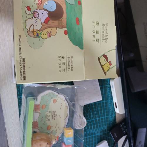 全新東海堂角落生物無線手機充電日曆座