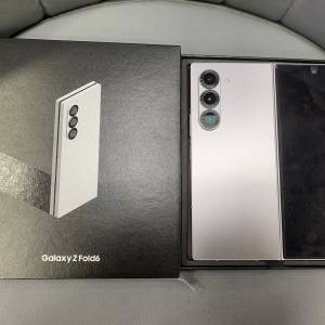95%New Samsung Z Fold 6 5G 12+256GB 銀色 香港行貨 全套有盒有配件 自用首選超值