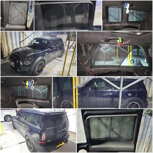 MINICOOPER 全車磁石濾光窗網太陽擋