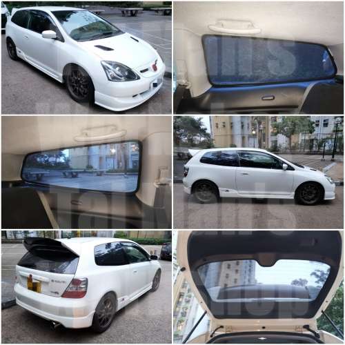 Civic EP3 全車磁石濾光窗網太陽擋