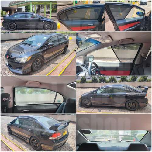 CIVIC FD2 全車磁石濾光窗網太陽擋