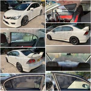 CIVIC FD2 TYPER 全車磁石濾光窗網太陽擋