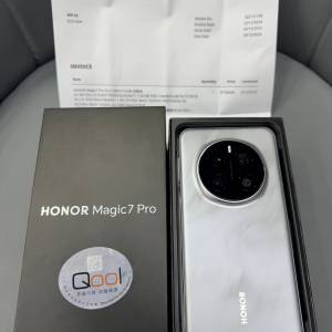 99%New 榮耀Honor Magic 7 Pro 5G 12+512GB 月影灰色 香港行貨 有單 保養到2025年1...