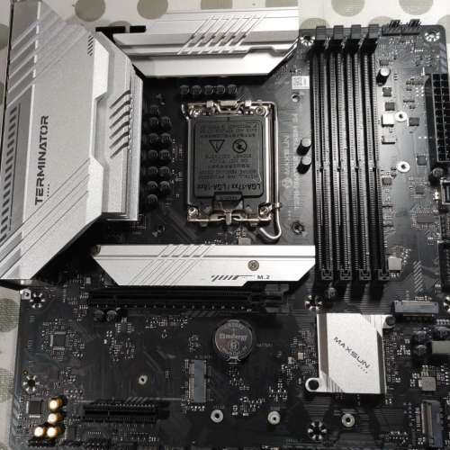 MAXSUN-Terminator B760M D4 Micro-ATX主版Socket 1700 支援第12、13、14代 處理器