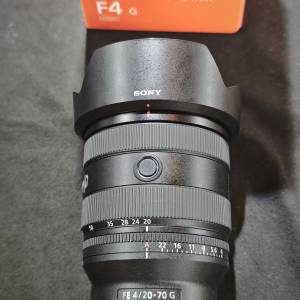 sony 20-70/4 G FE 索尼 20mm 70mm 有盒冇單有罩有袋 鏡片完好無損 99%new 冇暗病