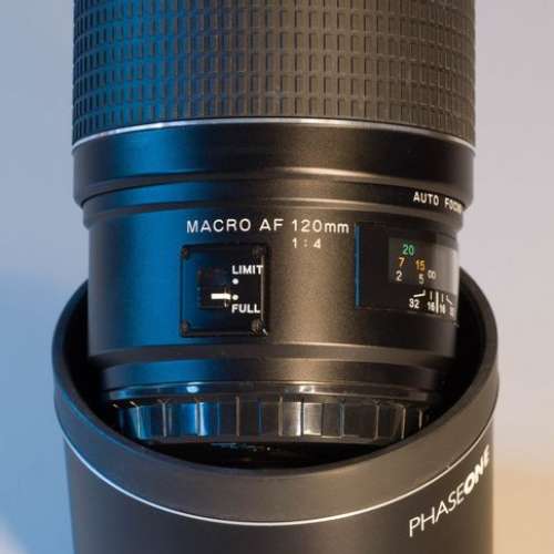 PhaseOne 120/4 AF Macro 120mm 120 飛思 2代自動對焦鏡 95%以上新 冇包裝，淨鏡有...