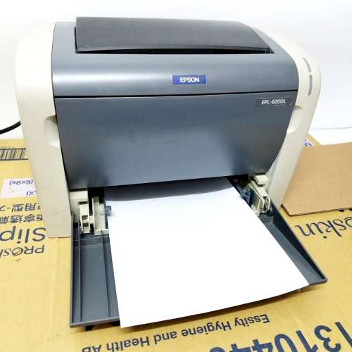 EPSON EPL-6200L Printer--爱普生碳粉(Toner) 黑白雷射打印機--請看出讓內容--上水...