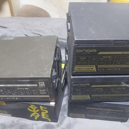 ONDA 1650w ATX壞電腦火牛5個