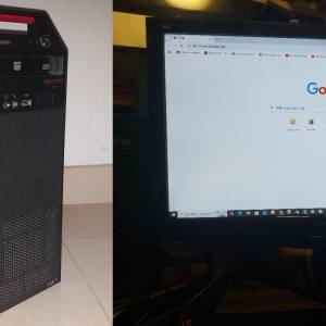 即買即用 電腦一部 + Viewsonic 22" LED MON 屯門良景輕鐵站交收 Lenovo ThinkCent...