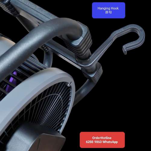 充電式暴風扇 Camping Fan (HighPower) w/ Remote Control. 20000 mAh Power Bank ...