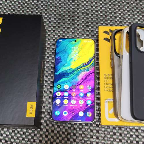 出售12+512GB Poco F7港行白色手機
