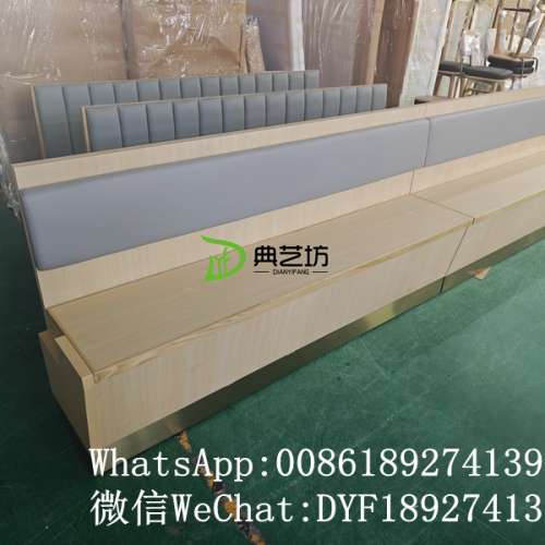 深圳傢私工廠，各類餐廳傢私定制，弧形卡座，抽屜儲物卡位梳化訂造，半圓形卡位梳化...