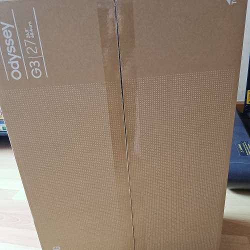 全新未開封有原廠保用Samsung 27" Odyssey G3 電競顯示器