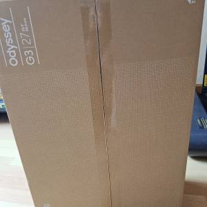 全新未開封有原廠保用Samsung 27" Odyssey G3 電競顯示器