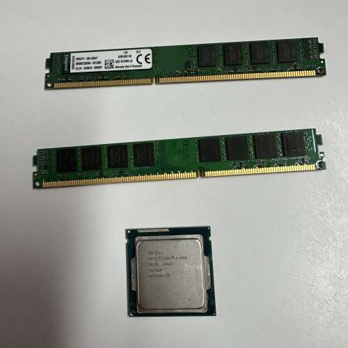 i5 4460 CPU  + 8GB x 2 DDR3