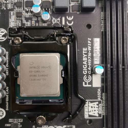 Gigabyte GA-H97N-WIFI 1150 底版 + Xeon E3-1285L v4 ITX matx WiFi not i7