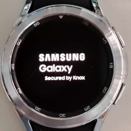 三星SAMSUNG Galaxy Watch4 Classic 46mm藍牙智能手錶SM-R890NZKAASA 有貼膜附無線...