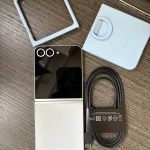 Samsung Flip6 512gb,港行白色鈦金屬，完美冇花，有單有保養至25年10月！無需擔心電...