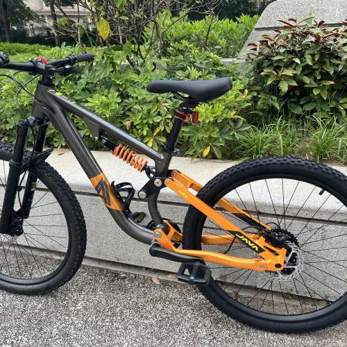 2025 新款 JAVA ANDA 9速 軟尾鋁合金山地車 送水架前後蛙燈叮叮