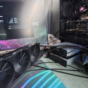 【風扇價】ASUS ROG RYUJIN360一代 CPU水冷散熱器 三把原裝Noctua (貓頭鷹)NF-F12...