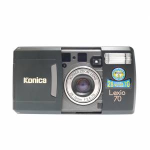 Konica Lexio70 Black 35mm Point & Shoot Film Camera #0005