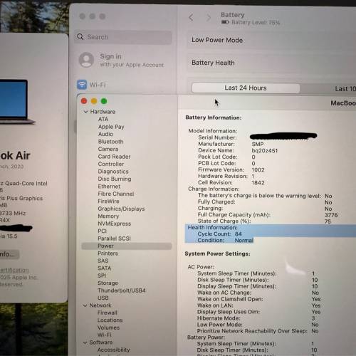 90% new Macbook Air 2020 13-inch i5 8GB; 256GB