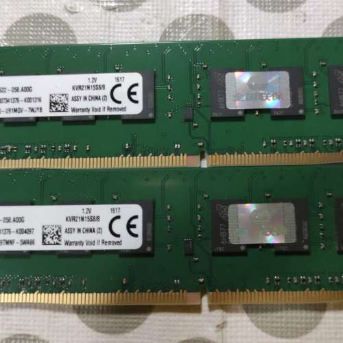 Kingston  Desktop Ram 8GBx2 共16GB DDR4 2133