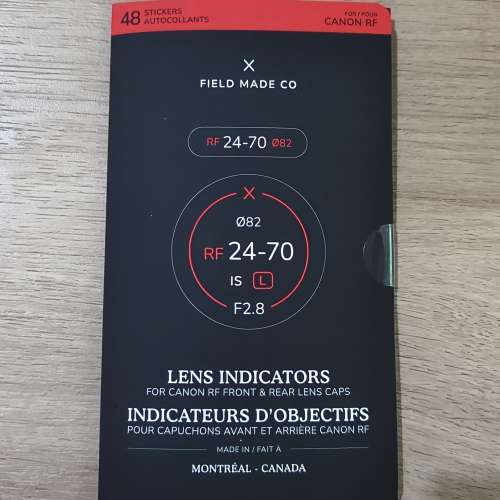 Canon RF 鏡頭前後蓋專用 Lens Indicator