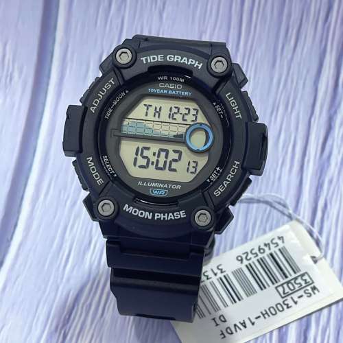 Montres Company 香港註冊公司 (32年老店) 卡西歐 CASIO 100米防水 WS1300 WS-1300...