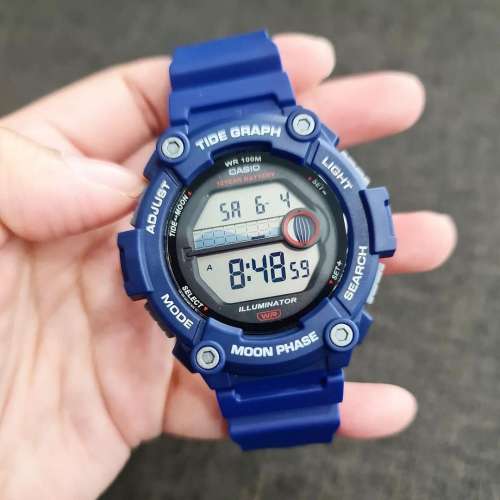 Montres Company 香港註冊公司 (32年老店) 卡西歐 CASIO 100米防水 藍色 WS1300 WS...