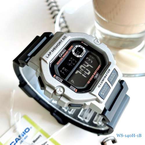 Montres Company 香港註冊公司 (32年老店) 卡西歐 CASIO 十年電池壽命 WS1400 WS-1...
