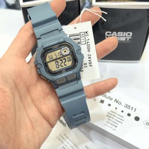 Montres Company 香港註冊公司 (32年老店) 卡西歐 CASIO 100米防水 WS WS-1400H-2A ...