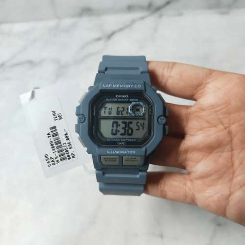 Montres Company 香港註冊公司 (32年老店) 卡西歐 CASIO 100米防水 WS WS-1400H-2A ...