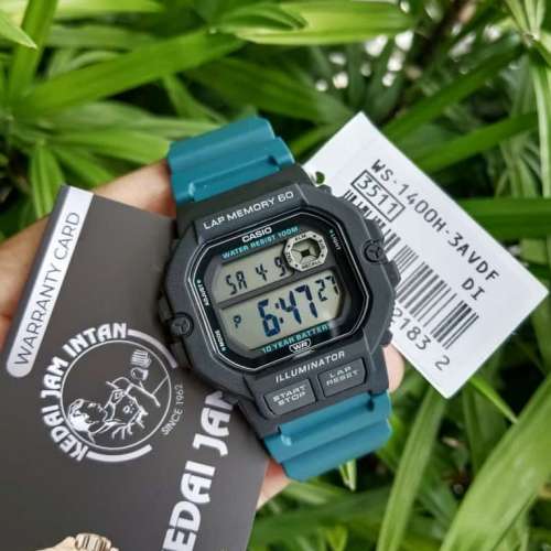 Montres Company 香港註冊公司 (32年老店) 卡西歐 CASIO 十年電池壽命 WS1400 WS-1...
