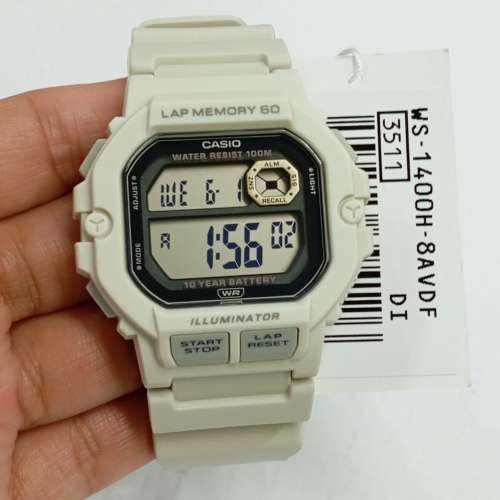 Montres Company 香港註冊公司 (32年老店) 卡西歐 CASIO 100米防水 WS WS1400 WS-1...