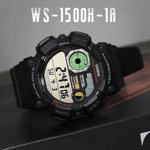 Montres Company 香港註冊公司(32年老店) 卡西歐 CASIO 100米防水 WS1500 WS1500H ...