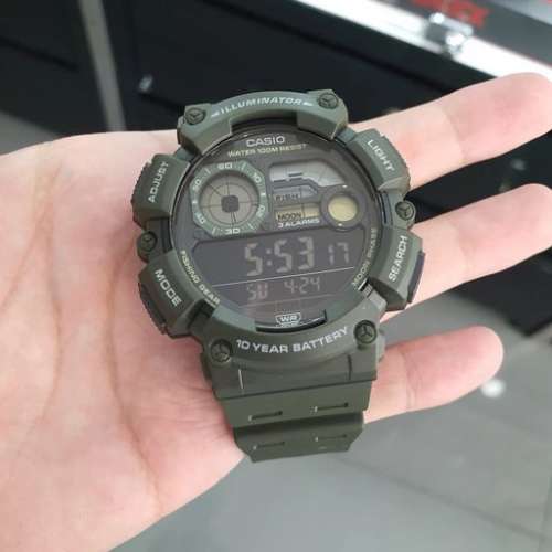 Montres Company 香港註冊公司 (32年老店) 卡西歐 CASIO 十年電池壽命 WS1500 WS-1...
