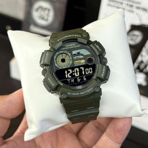 Montres Company 香港註冊公司 (32年老店) 卡西歐 CASIO 十年電池壽命 WS1500 WS-1...