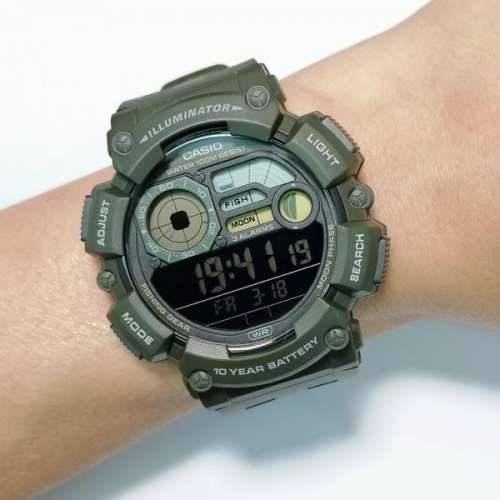 Montres Company 香港註冊公司 (32年老店) 卡西歐 CASIO 十年電池壽命 WS1500 WS-1...
