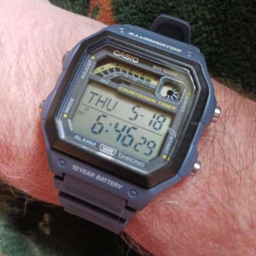 Montres Company 香港註冊公司(32年老店) 卡西歐 CASIO 100 米防水 十年電池壽命 W...