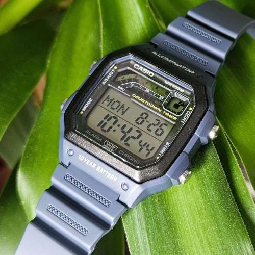 Montres Company 香港註冊公司(32年老店) 卡西歐 CASIO 100 米防水 十年電池壽命 W...
