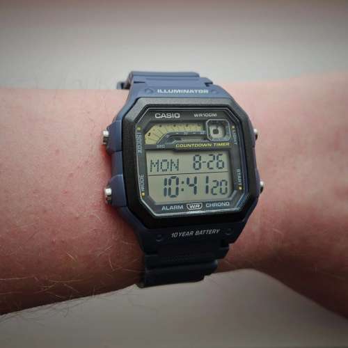 Montres Company 香港註冊公司(32年老店) 卡西歐 CASIO 100 米防水 十年電池壽命 W...