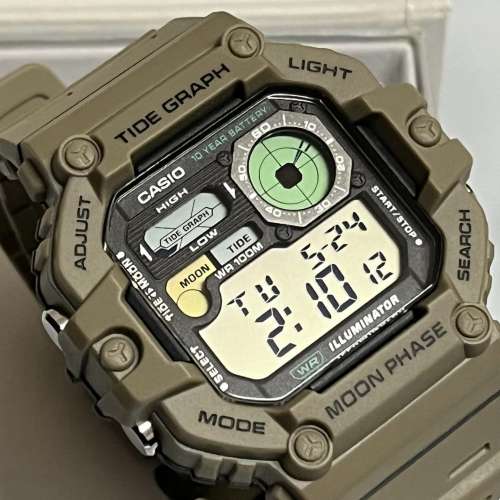 Montres Company 香港註冊公司 (32年老店) 卡西歐 CASIO 十年電池壽命 100米防水 W...