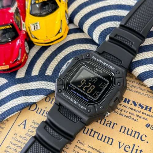 Montres Company 香港註冊公司 (32年老店) 卡西歐 CASIO W218 W218H W-218H-1B 50米...