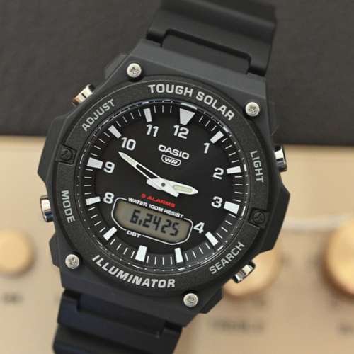 Montres Company 香港註冊公司 (32年老店) 卡西歐 CASIO 光動能 100米防水 AQS820 ...